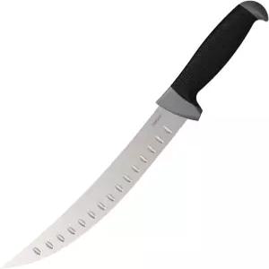 커쇼 곡선 생선 필레 나이프 9인치 고성능 스테인리스 스틸 칼날 유리로 채워진 나일론 손잡이 담수 및
