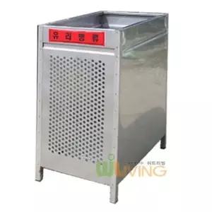분리수거함 스텐사각망분리함(대/800L) WL-2238 분리수거통