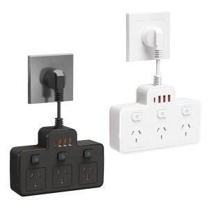 전원 USB 스트립 필터에 호주 독립 멀티탭 AC 네트워크 전원 벽 포트 스위치 소켓 AU 충전 플러그 적응