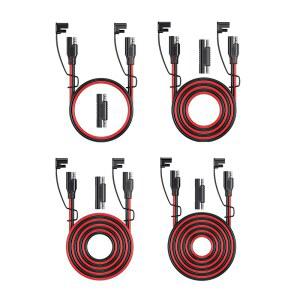 호환 배터리 충전 케이블 SAE To SAE 12V-36V 빠른 연결 해제 연장 케이블 16AWG 자동차 연장 케이블 방수 방진