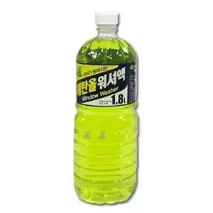고품질 워셔액 1.8L 와이퍼 크리너 에탄올 세차 청개구리 자동차소모품 와이퍼워셔액 앞유리청소 WFLXEI8