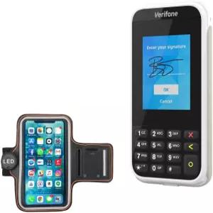 베리폰 e285와 호환되는 박스웨이브 케이스 - 조그브라이트 스포츠 암밴드 고감도 안전등 LED 러너 볼드