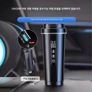 호환 휴대용 차량용 전기 주전자 12V 24V 겸용 야외 여행용 보온 보냉 포트 대형 및 소형 차량 겸용 히터