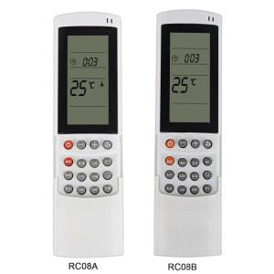 호환 Airwell Electra Gree RC08A/RC08B A/C 에어컨 컨디셔닝 원격 제어 교체 에어컨 리모컨