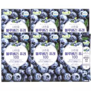 헬스프랜드 내츄럴 블루베리 퓨레 15포 6박스(총 90포) 1포당 40알 미국산 100%