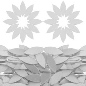호환 150 Pcs 거울 스티커 꽃잎 타일 유리 거울 이동식 벽 Diy 프로젝트 반사 타일 디자인 모자이크 만들기