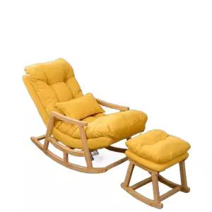 분리세탁 가능한 무중력 독서 1인용 흔들의자 원목 rockingchair 수유 리클라이너