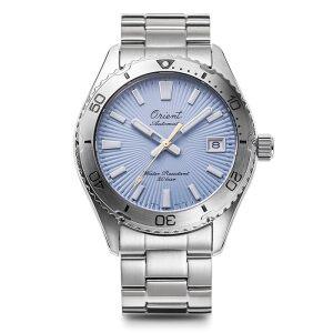 [오리엔트] ORIENT Mako40 마코40 자동 와인드 손목시계 기계식 자동 다이버즈 워치 오리엔트 75주년 기념 국내 1000개 한정 RN-AC0Q12L 남성용 스카이 블루