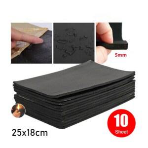 인슐레이터 10PCS 차량용 침묵 죽이기 댐핑 자동 소리 캠핑카 5MM 교정 단열 사운드 컴팩트 매트 코튼