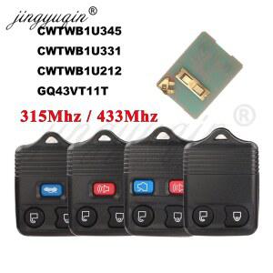 호환 Jingyuqin 자동차 키 Fob 315MHz/433mhz 포드 매버릭 트랜짓 커넥트 마즈다 2/3/4버튼 원격 제어 클릭커 송신기