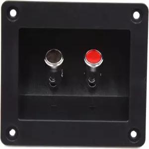 uxcell 2 Way Square 바인딩 포스트 스피커 박스 터미널 컵 플레이트 커넥터 보드 차량용