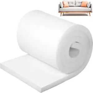 Maxcheck 업홀스터리 폼 150인치 x 24인치 2인치 고밀도 화이트 쿠션 맞춤형 컷 시트 교체