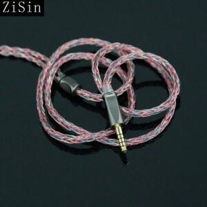 FiiO ZISIN 56 이어폰형 MMCX2PIN으로 헤드폰 케이블 교체 DAVINCI HIMALAYA용 DELCI 53 EXPLORER 4MM에서 54