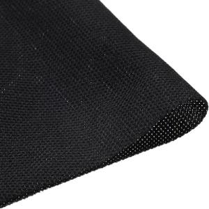 uxcell 블랙 스피커 메시 그릴 천 카네 웨빙 아님 스테레오 박스 원단 방진 50cm x 20 59