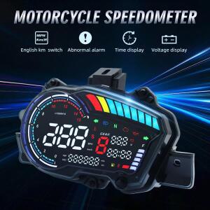 디지털 바이크 오토바이 속도계 LED rpm 대시보드  Y15 V1용 스나이퍼 150 v1미터 어셈블리 주행 거리계