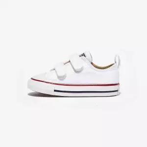 컨버스 척테일러 올스타 벨크로 키즈 화이트 - WHITE/GARNET/NAVY {WLM}