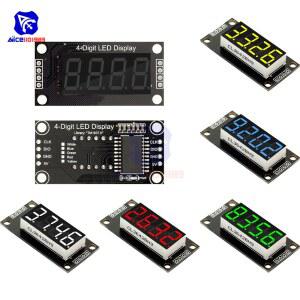 세그먼트 TM 디스플레이 흰색 비트 LED 튜브 파란색 디지털 보드 빨간색 LED 7 0 모듈 Arduino용 노란색 핀이 637 녹색 36 4 있는