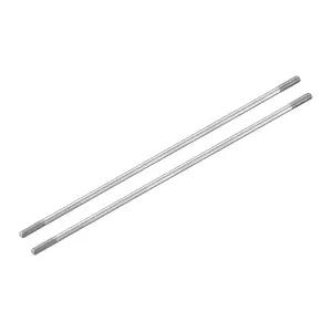 MECCANIXITY 304 DIY RC 자동차 보트 비행기 헬리콥터 모델 소재 M3x130mm 2팩용 스테인리스 스틸 푸시로드