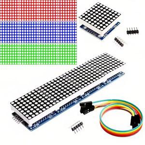 5핀 in 4 9 도트 Arduino 모듈 Raspberry 와이어로 구동 LED 32x8 모듈 디스플레이 MAX72 Pi용 매트릭스