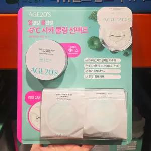 에이지투웨니스 선 에센스 팩트 카밍 롱프로텍션 12.5g 케이스 + 리필 2p 코스트코