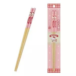 대나무 젓가락 21cm 헬로키티 1P 예쁜 일식 요리 저본 요리젓가락