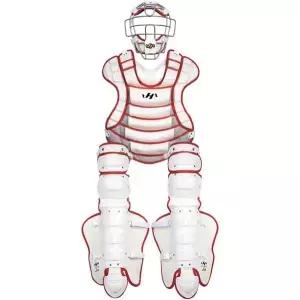 포수용 하타케야마 CG-NS26W 야구 보호 장비 부드럽고 부드러운 3피스 세트 소프트 독점 성인용 일반용