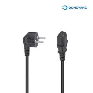동양전자 국산 ㅡ자형 컴퓨터코드 파워케이블 1.0㎟ x 3C / 250V 10A 3m