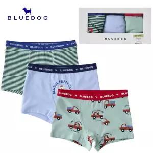 [블루독]자동차3종사각팬티BL(26910-510-02)아동 초딩 언더웨어