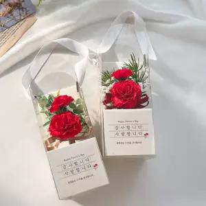 카네이션 브로치 코사지