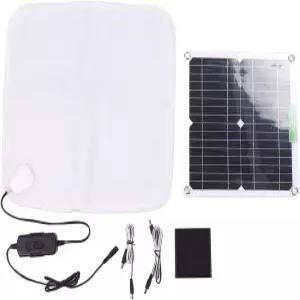 데피수타 태양광 패널 난방 담요 반려동물 12V 50W ABS 다결정 실리콘 자동차 산책용 휴대용 통기성 전기