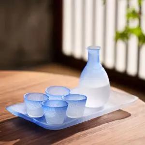 막걸리 술잔세트 사케 유리 일본식 홈바 소주 전통주 사케잔 찻잔 홈술
