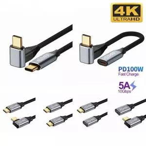[호환] 3M USB C-유형 C 3.1 Gen2 10Gbps Thunderbolt 3 4K 60Hz PD100W 5A MacBook Pro 스팀 데크용 고속