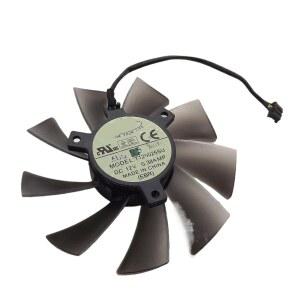 CVTFTYHU 2pcs /T129025SU 12V 0.38A 4Pin HD7970 HD7950 GTX680 Graphics Card Fan