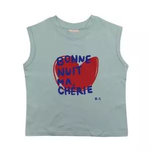 BEACHESAND CREAM KIDS 보넷하트 민소매 티셔츠-그레이시 민트(Bonnet Sleeveless T grayish mint)118691