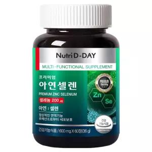 뉴트리디데이 프리미엄 아연 셀렌 36g 60정 1개