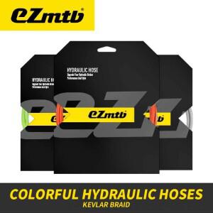 EZmtb 45층 자전거 브레이크 호스 - PTFE케블라 라인 MTB도로 유압 용 스테인레스 피팅