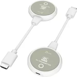 j5create ScreenCast 4K 무선 HDMI 송신기 및 수신기 Extender 4K30Hz / 2.4/5GHz 지원