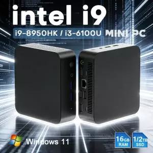 2026 신형 미니 PC 컴퓨터 인텔 i9-8950HK 윈도우 11 프로 16GB 램 1TB M.2 SSD WiFi6 BT5.2 60Hz 4K HD 휴