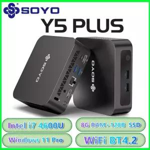 SOYO 미니 PC Y5AIR 인텔 i5 4250U  Y5PLUS i7 4600U CPU 8G 램 128G 롬 VGA USB3.0 M.2 윈도우11프로 데스