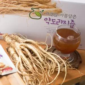 국산 약도라지 배 대추 즙 토종 무농약 엑기스 액기스 겨울철 환절기 건강음료 80ml x 30포 선물세트 명절