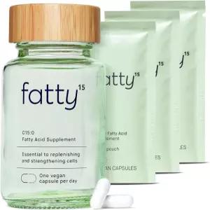 Fatty5 C50 펜타데카노산 보충제 장수 소 캡슐 90개 피쉬 오일 EPA 3 3배 세포 이점 간 지지 및
