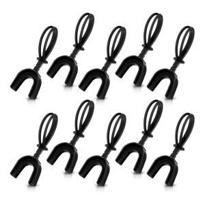 호환 A08E-10 Pcs 스트랩이 있는 마우스 가드 스포츠 마우스가드 성인용 스트랩 권투 농구 하키 태권도