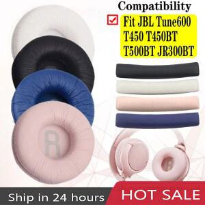 호환 쿠션 커버용 교체용 폼 , 헤드폰 헤드셋, 70 이어패드, Tune600, T450, T450BT, T500BT, JR300BT, 1쌍