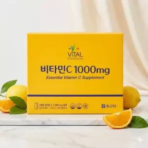 종근당 바이탈프로그램 비타민C 1000mg 고함량 항산화 데일리 에너지 활력 루틴 1100