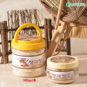국산 청국장 분말 가루 대두콩 전통 발효 300gx2