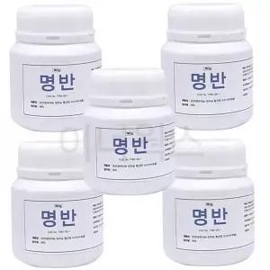 제약 명반 180g 5개 가루 묶음 대용량