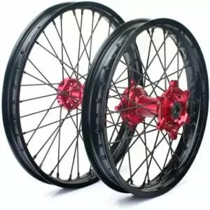 TOFR CNC 21 19 휠 림 허브 세트 혼다 CRF250R 2014-2025 2013-2025 CRF450RX 2017-2025