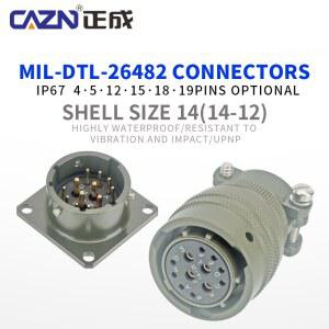 호환 PT06E-14-12P SR PT02E-14-12PS AB 0521001404 PN00 AB 0560271404 PN00 62IN-16F-14-12S MS3116E-14-12P SR 12 코어 커넥터