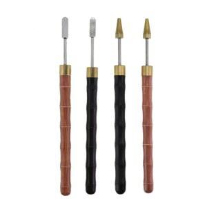 호환 1개 가죽 엣지 페인트 롤러 어플리케이터 엣지 오일 마감 도구 DIY 가죽 염색 페인팅 펜 가죽 공예 도구 액세서리