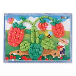 [하프클럽/브이와이]플레이콘 옥수수소재 부조액자(딸기)